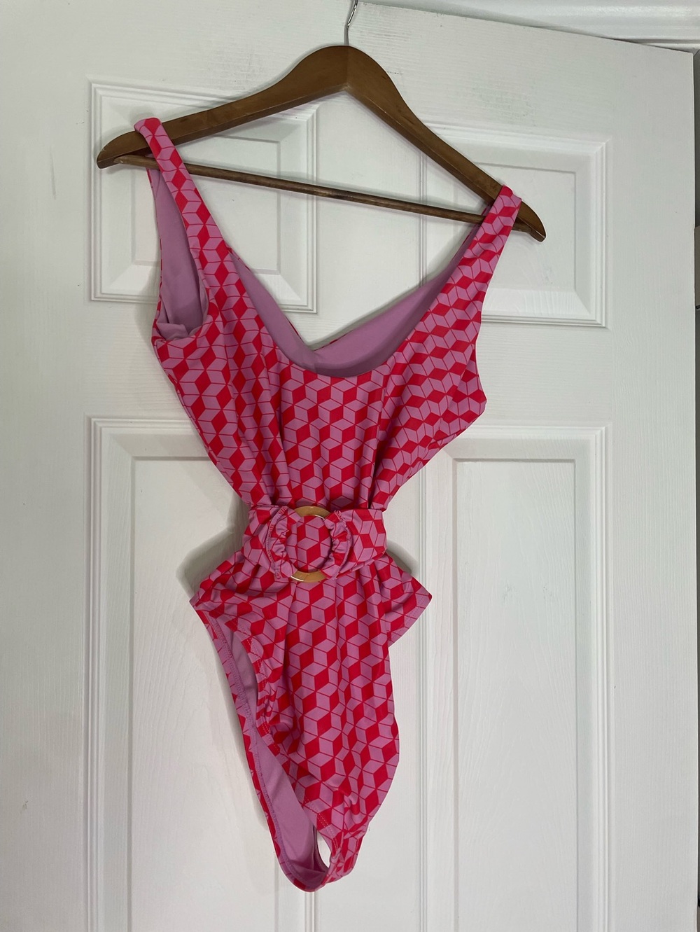 JESSICA SIMPSON ONE-PIECE SWIM AND WRAP - size Large